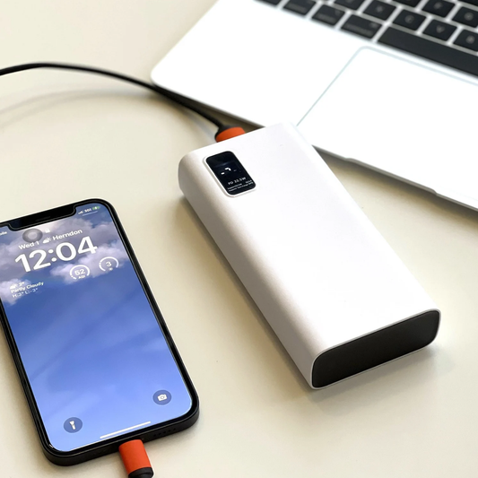 High Capacity Multi-Port Portable Power Bank, Digital Display Fast Charging Pack For Customizable Gifting & Cross-Device Use