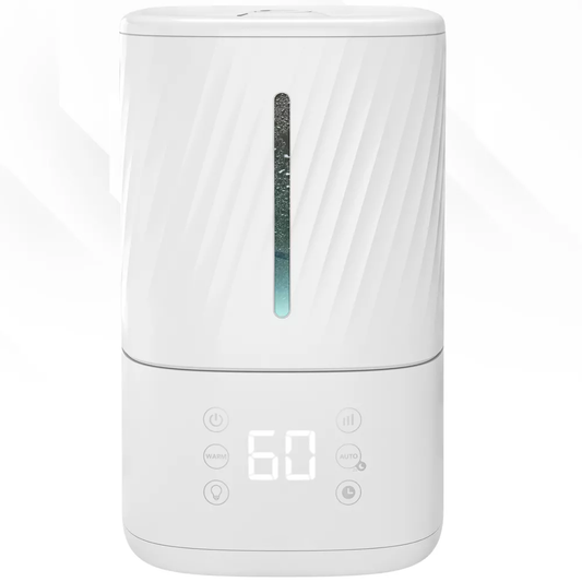 4.5L Ultrasonic Humidifier With Warm & Cool Mist Remote Control & Leakproof Tank